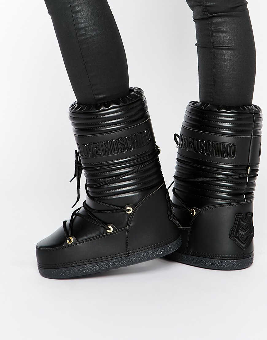 moschino moon boots