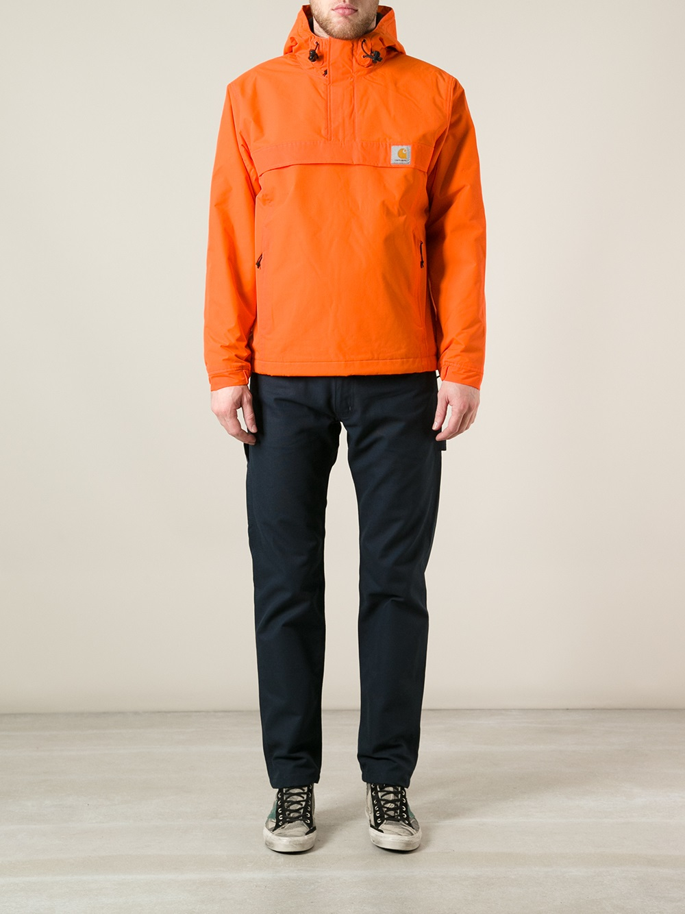 Carhartt Nimbus Pullover Jacket in Yellow & Orange (Orange) for Men - Lyst