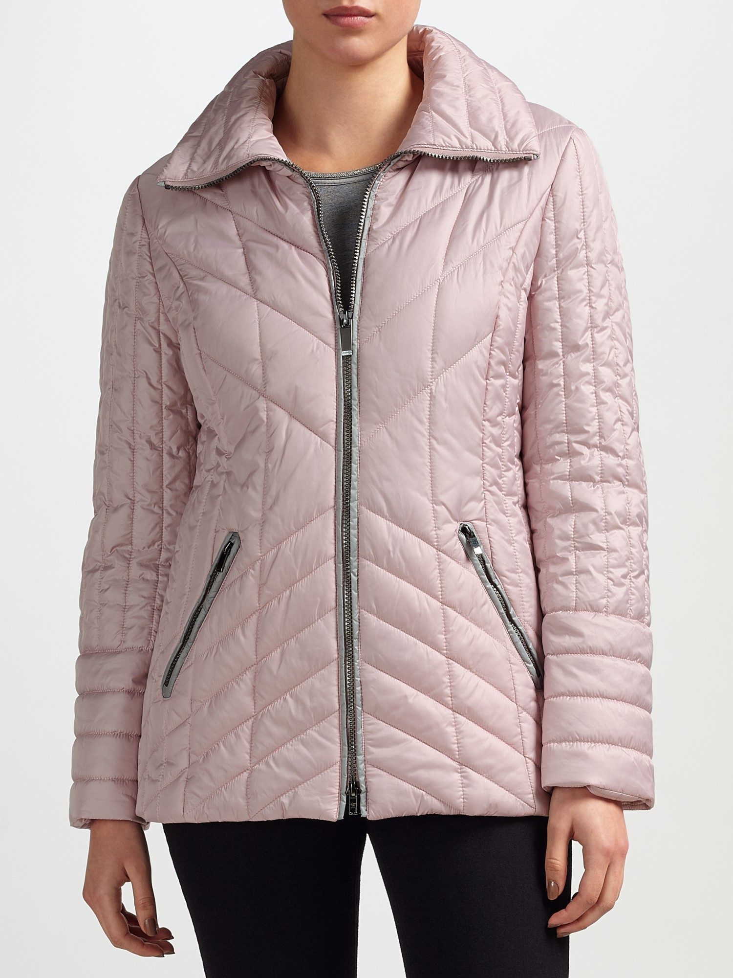 Gerry Weber Quilted Jacket in Pink - Lyst