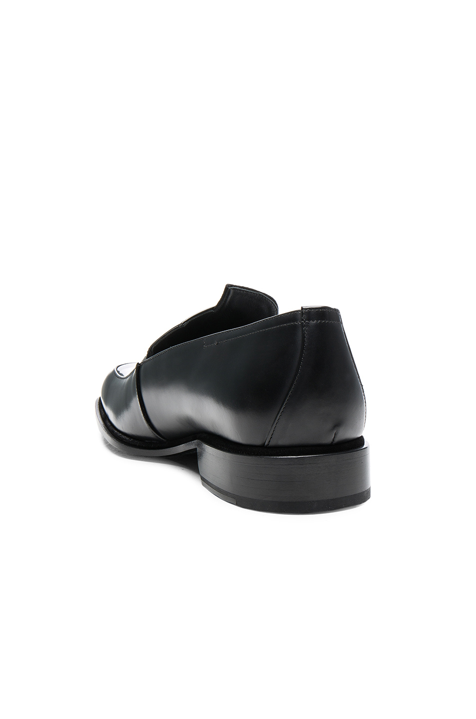 jw loafers j w leather loafers in black lyst jw loafers j w leather loafers in black lyst