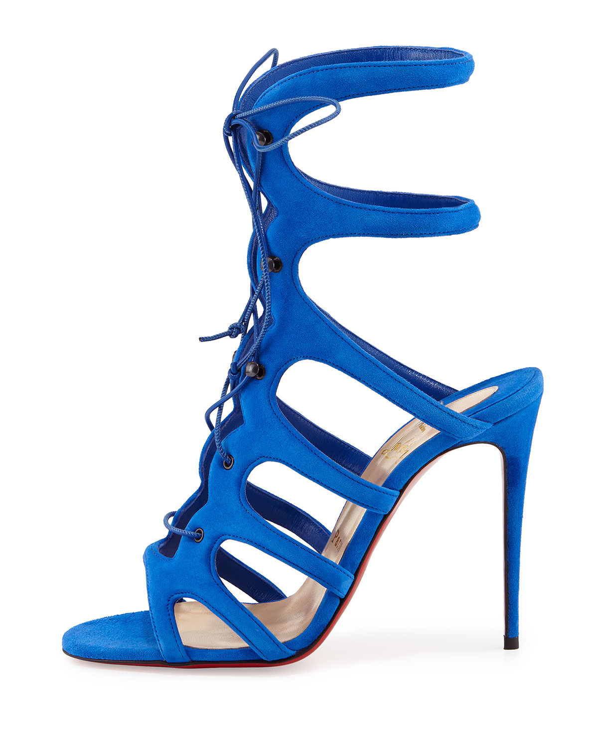 louboutin caged heels