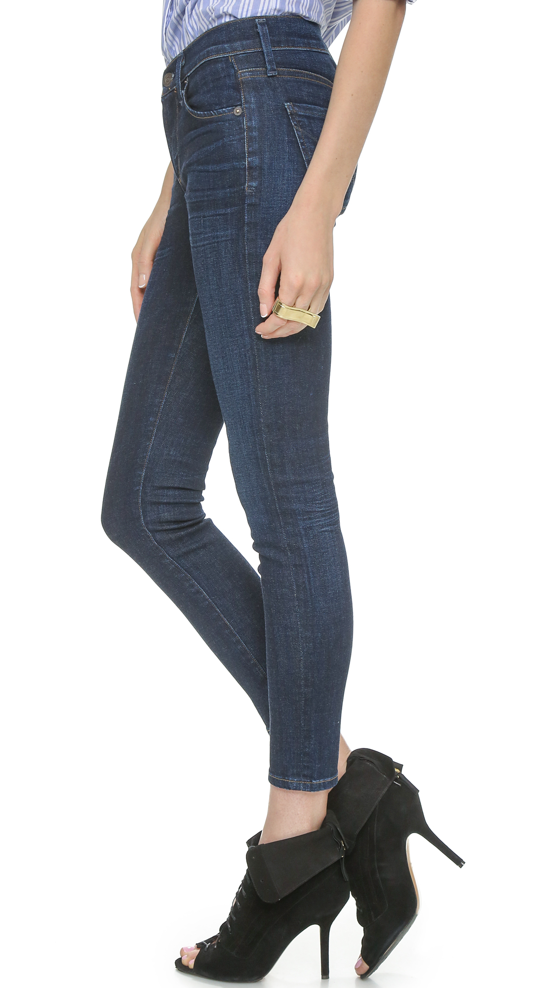 Citizens of Humanity Avedon Ankle Skinny Jeans - Icon in Blue - Lyst