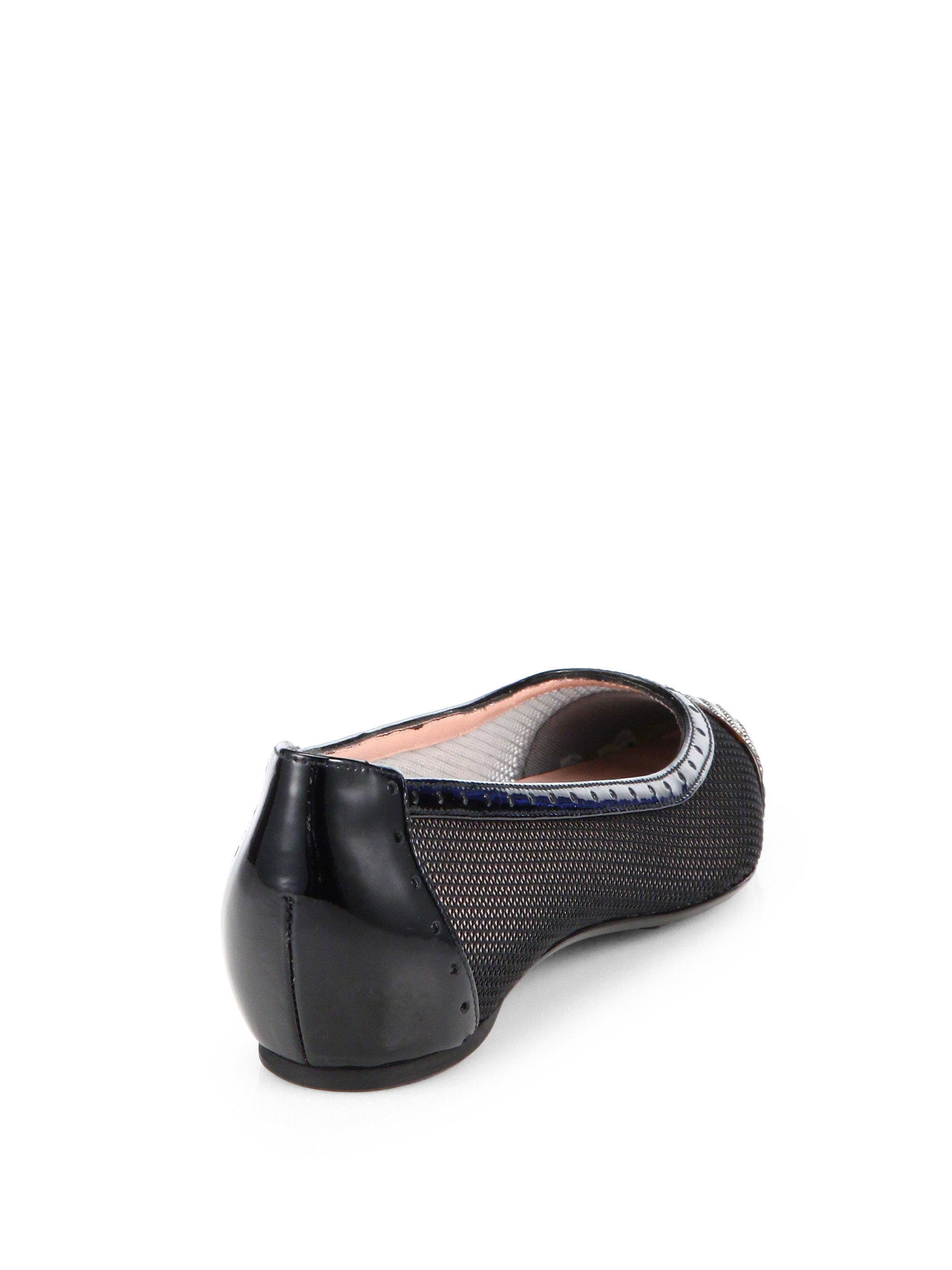stuart weitzman black ballet flats