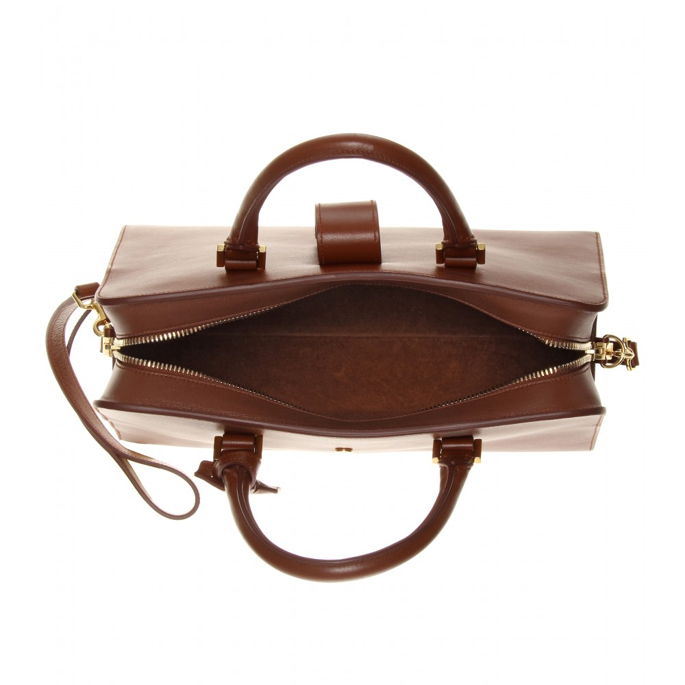 belle de jour bag - Saint laurent Small Cabas Monogram Leather Tote in Brown | Lyst belle de jour bag - Saint laurent Small Cabas Monogram Leather Tote in Brown | Lyst