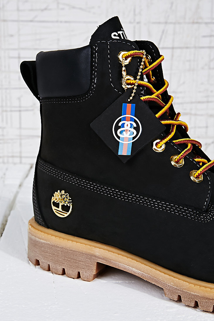 stussy x timberland 6 inch boot