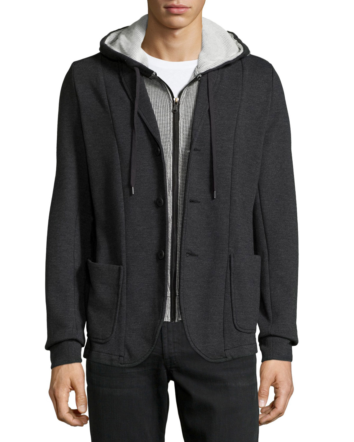 layered hoodie jacket