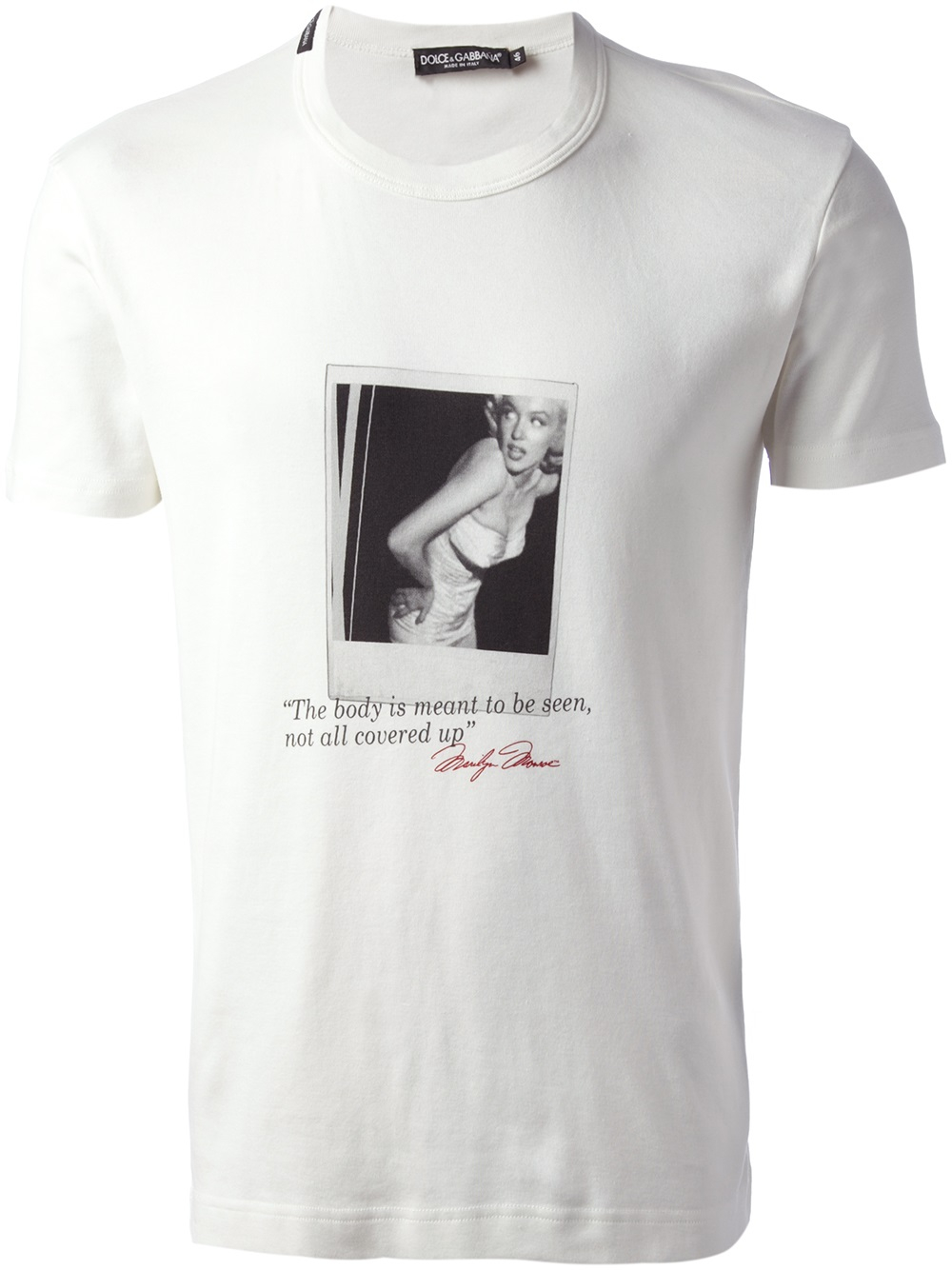 dolce gabbana marilyn monroe t shirt