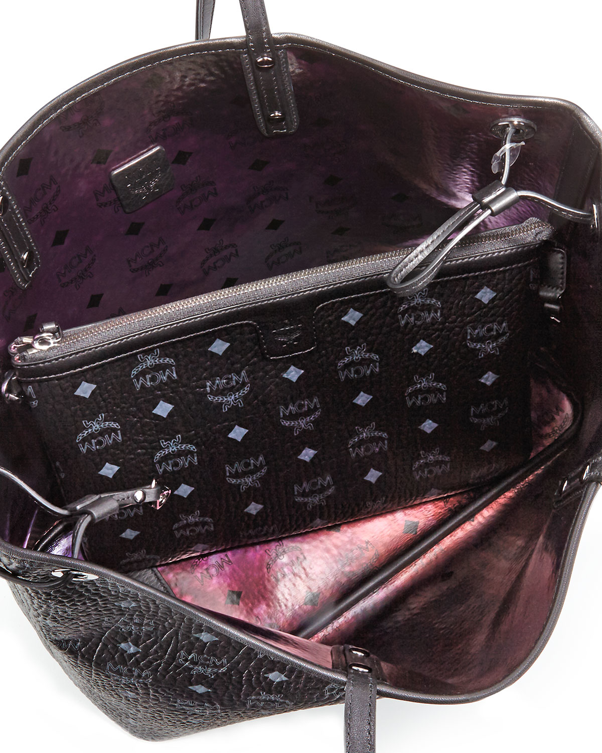 mcm galaxy reversible tote