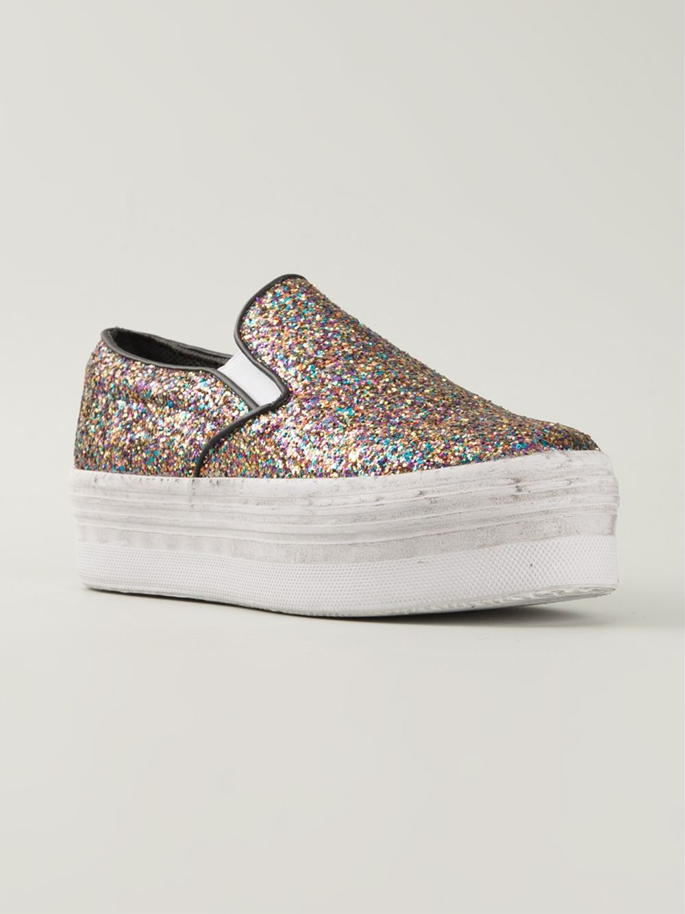 jeffrey campbell glitter flats