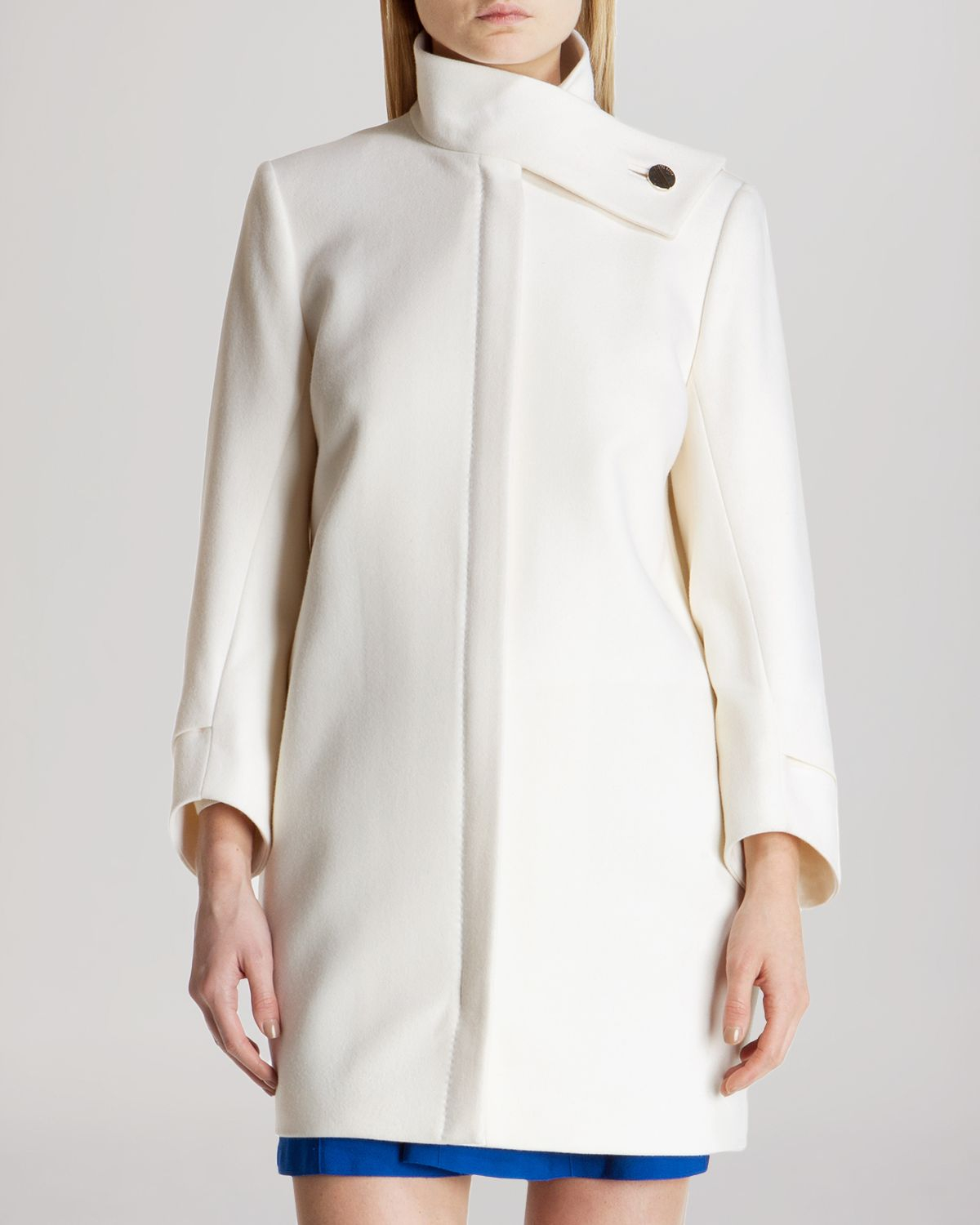 ted baker cream coat