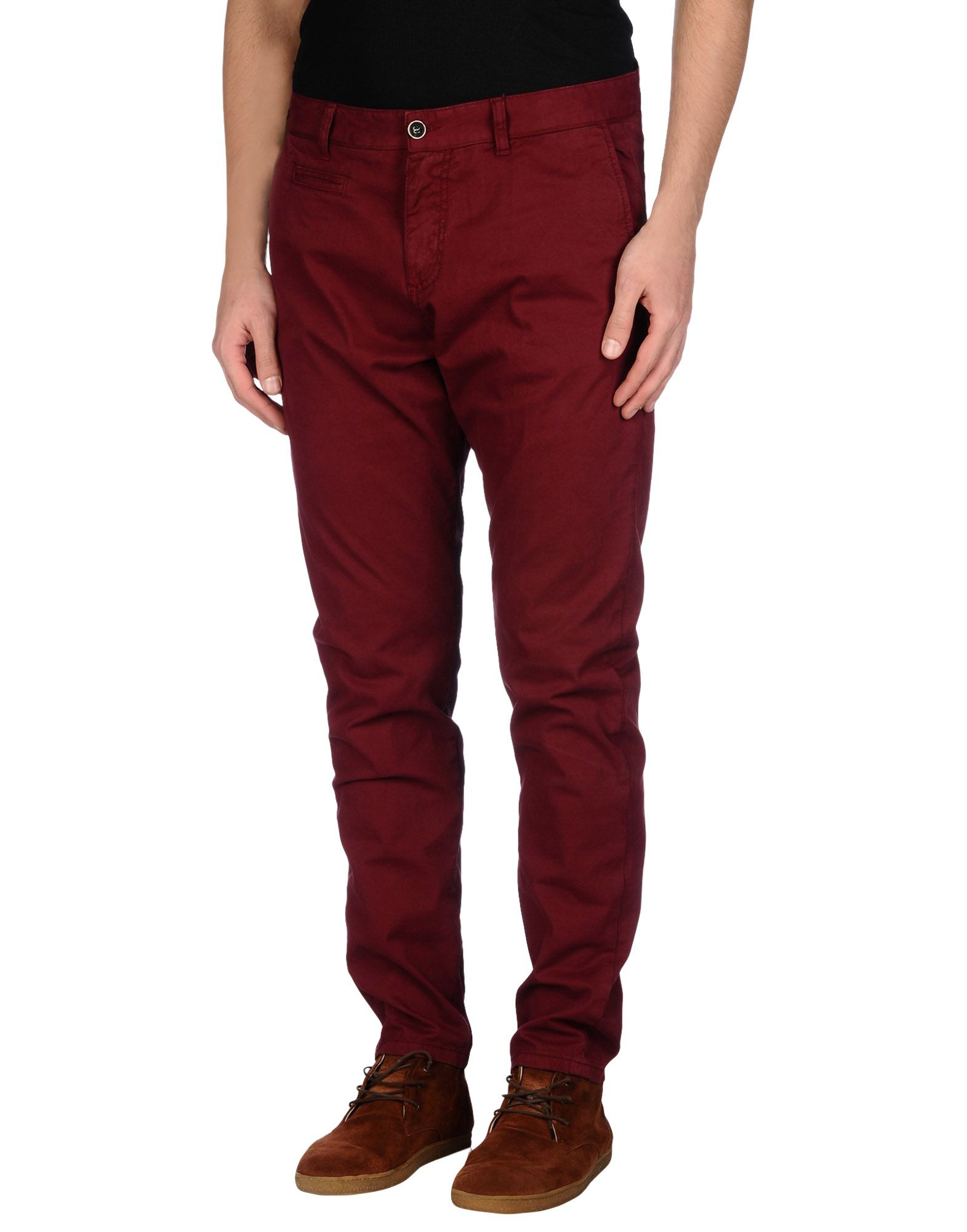 Cruna Casual Trouser in Red for Men (Maroon) - Save 71% | Lyst
