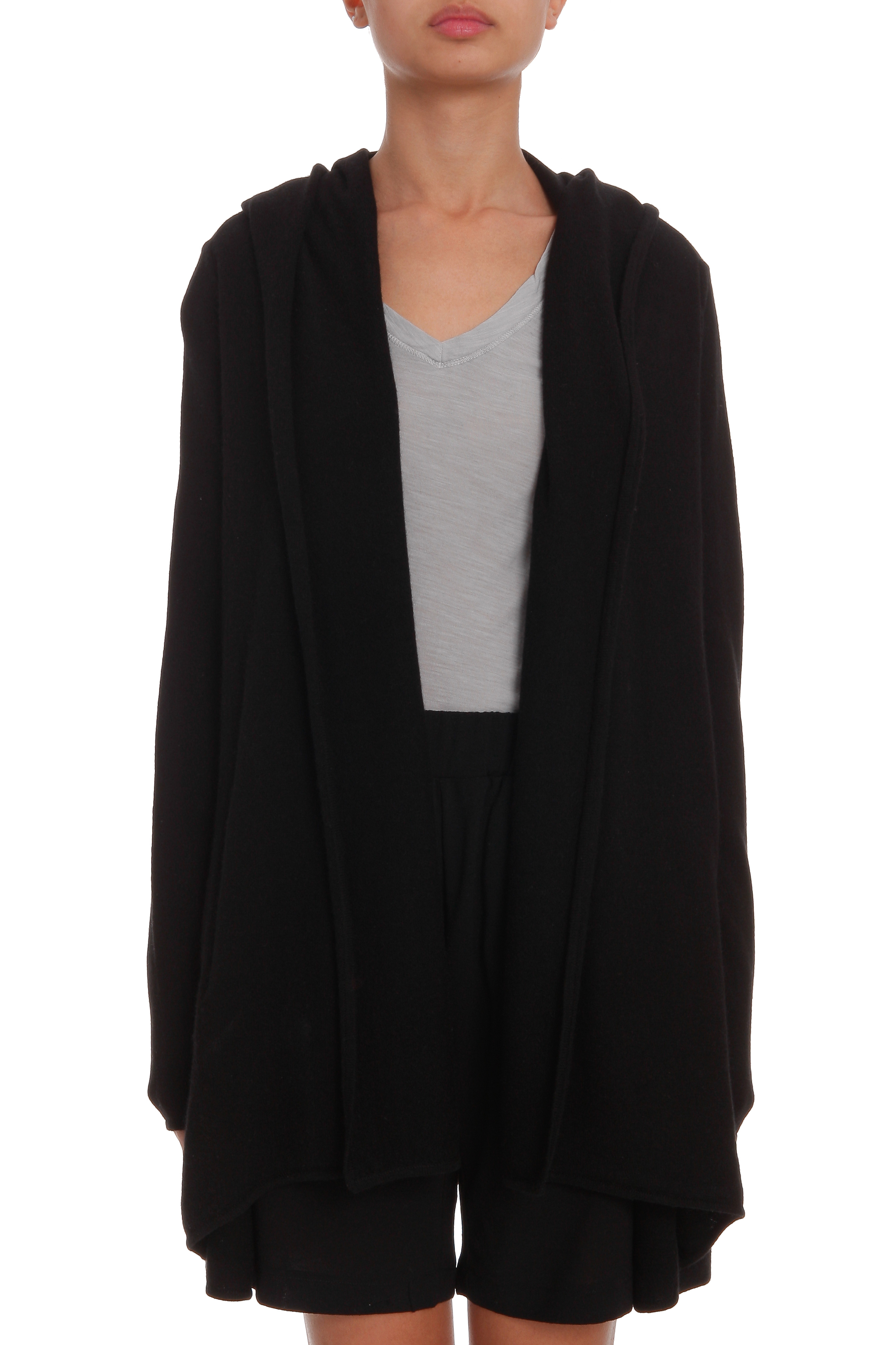 vince hooded cashmere cardigan