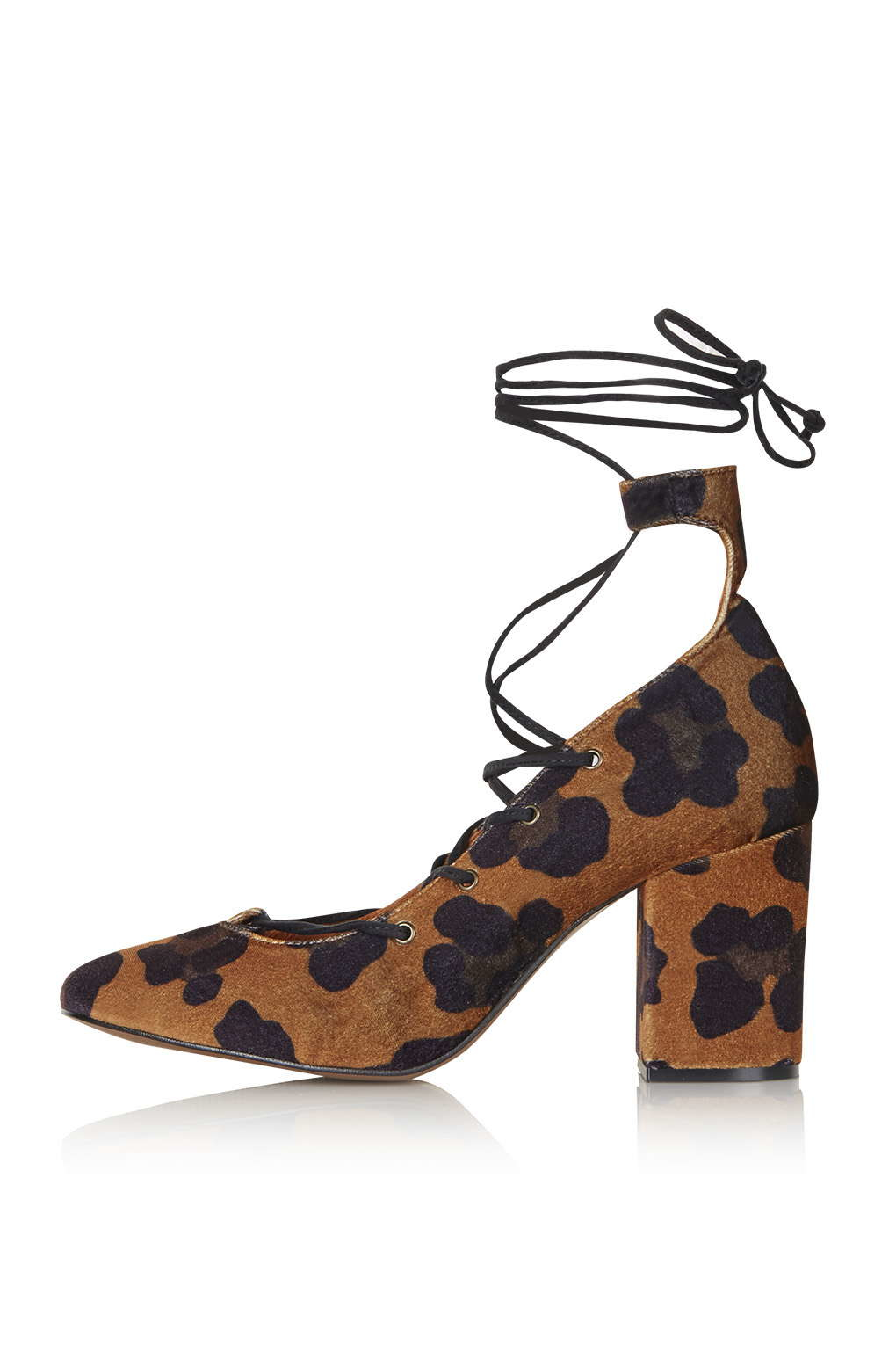 topshop leopard shoes