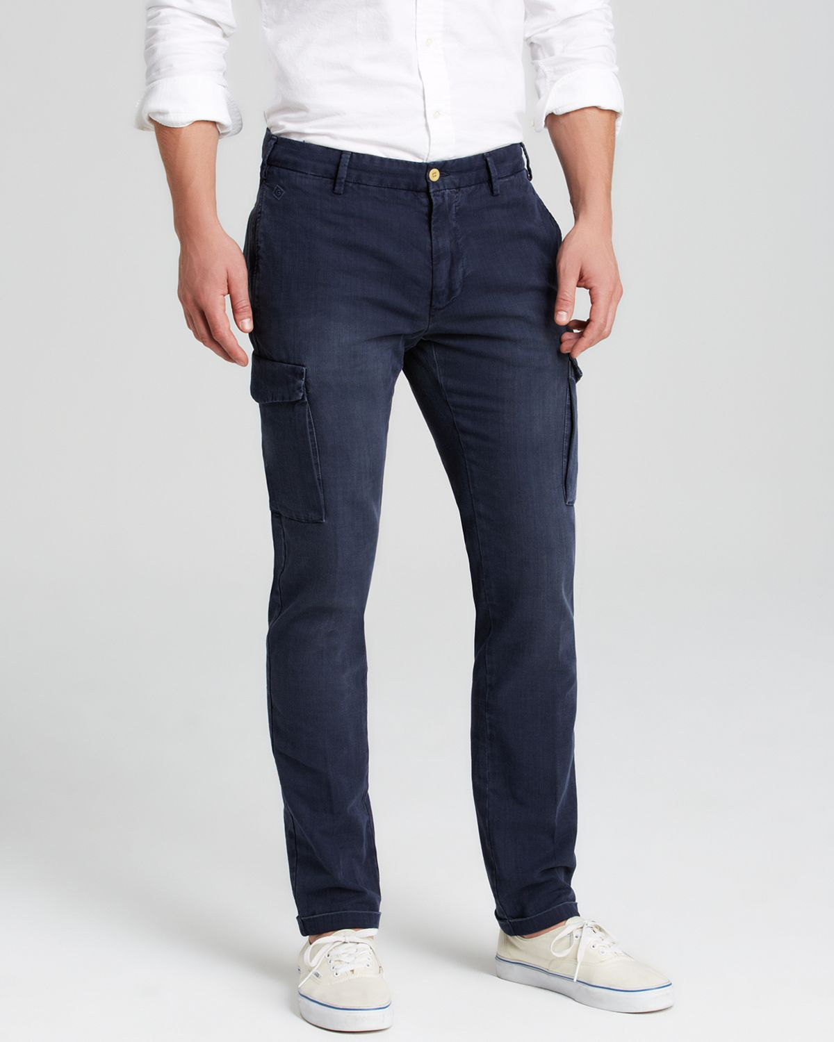 Blue canvas pants Clearance