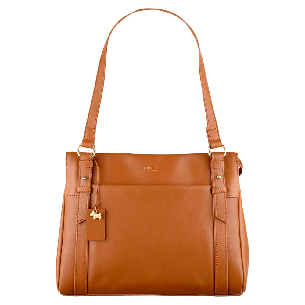 Radley Tan Leather Tote / Shoulder Bag IUCN Water