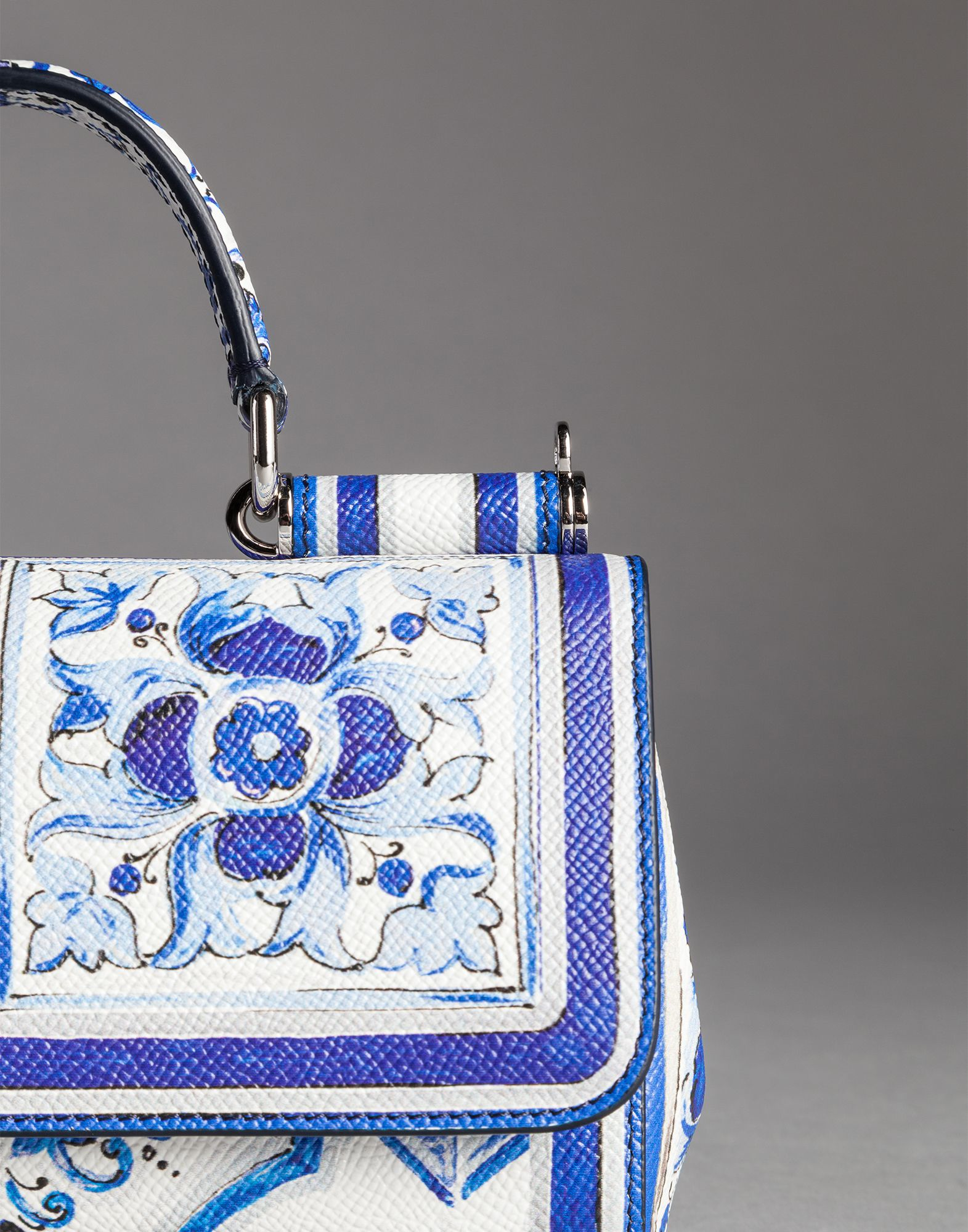 Sicily handbag Dolce & Gabbana Blue in Plastic - 36140102