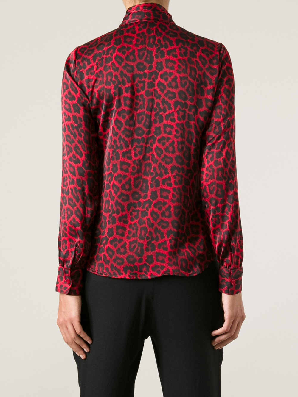 michael kors animal print blouse