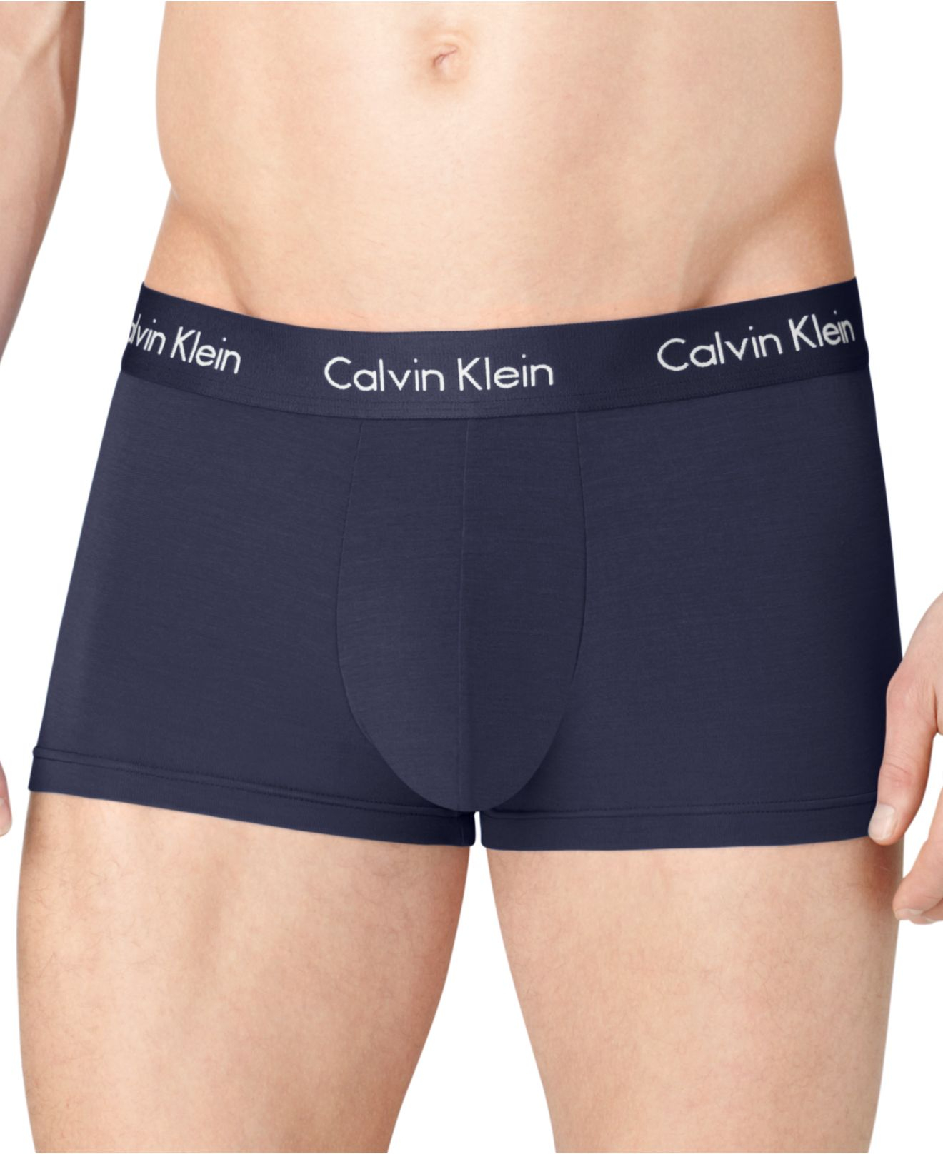 Calvin Klein Synthetic Men's Underwear, Body Modal Trunk U5554 in Blue for  Men - Lyst