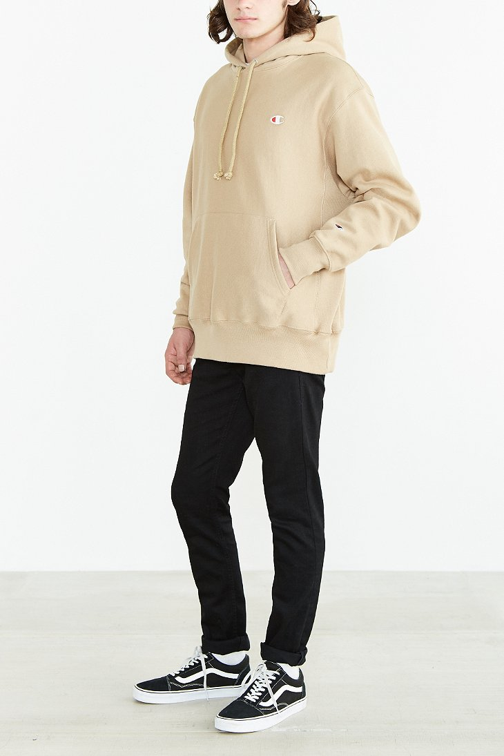 Champion Icon Reverse Weave Sweatshirt in Natural for Men | Lyst