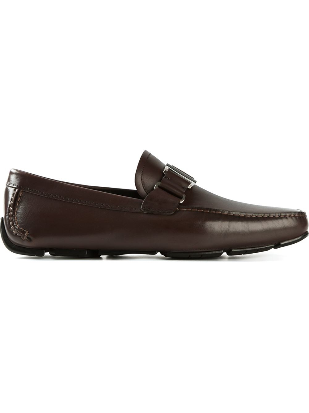 Ferragamo 'Sardegna' Driving Shoes in Brown for Men | Lyst