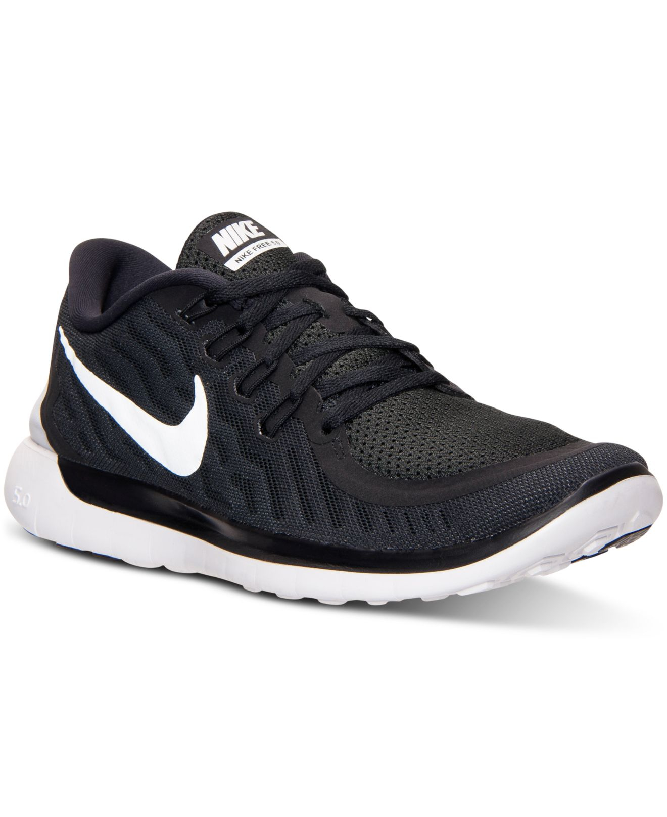 Lyst - Nike Women's Free 5.0 Running Sneakers From Finish Line in Black