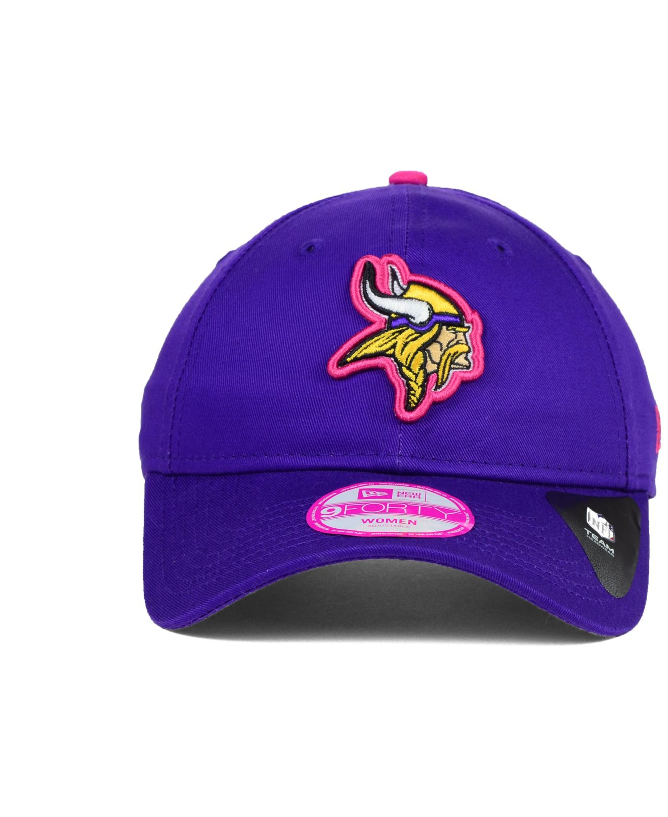 New Era Womens Minnesota Vikings Bca 9forty Cap in Purple | Lyst