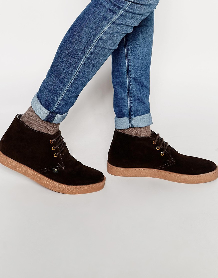 farah suede boots
