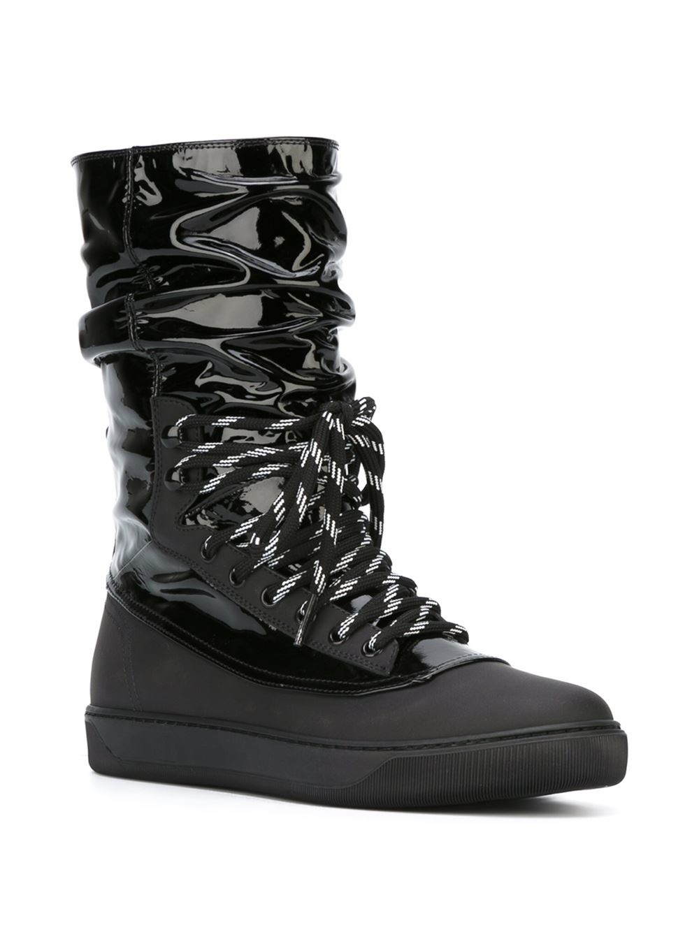 moncler patent boots