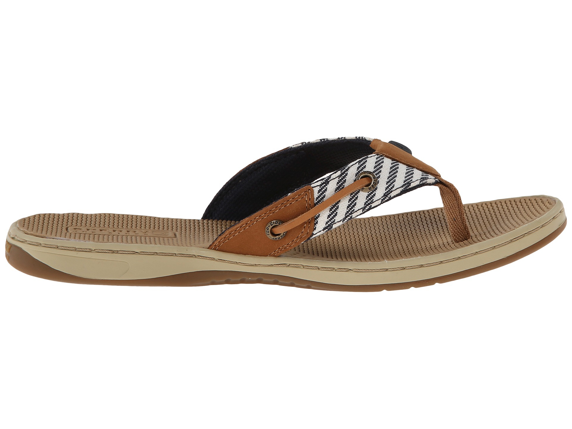 sperry seafish flip flops