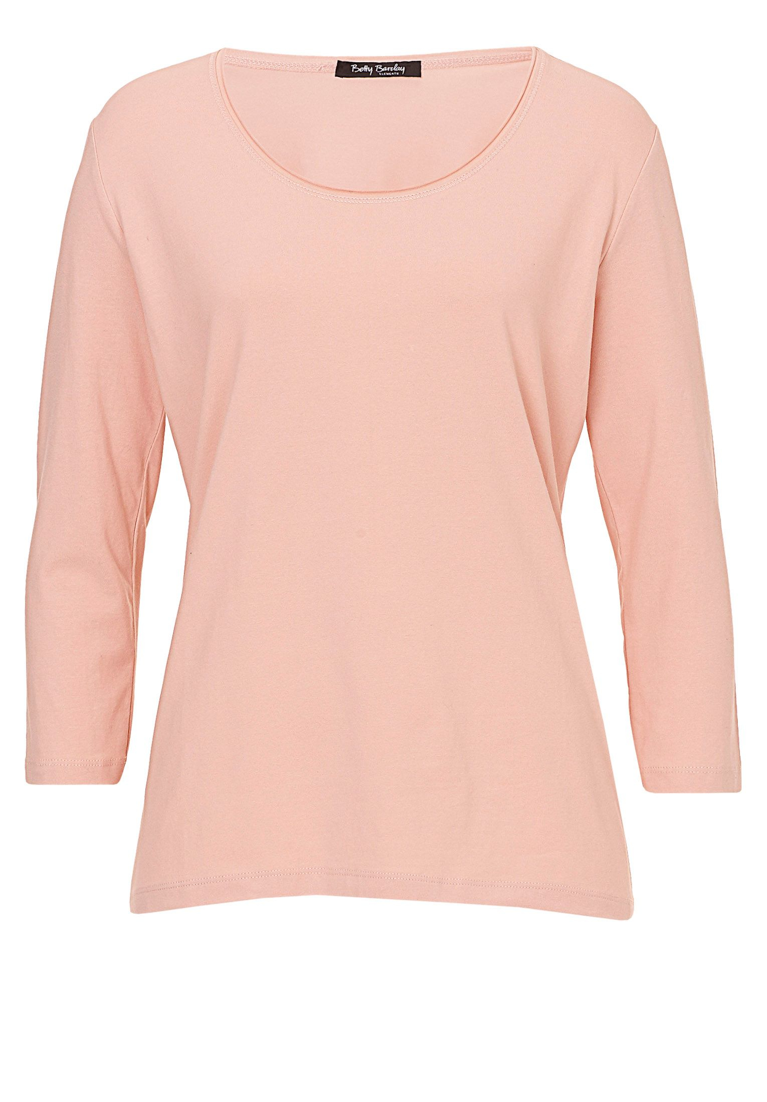 Betty & co. Three Quarter Sleeve T-shirt in Pink | Lyst