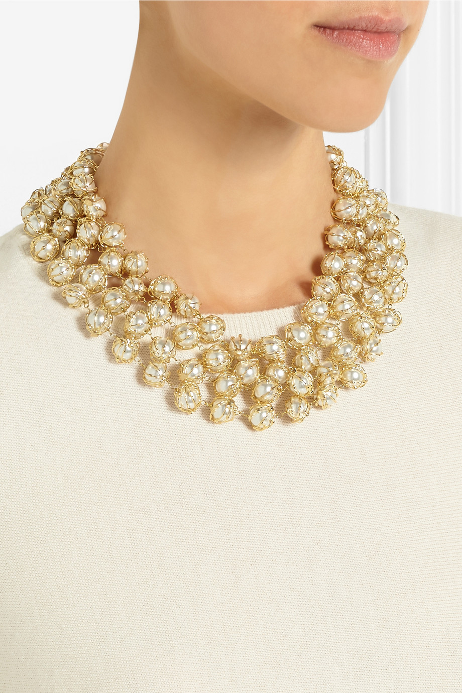 Lyst - Rosantica Gold-Dipped Freshwater Pearl Necklace in Metallic