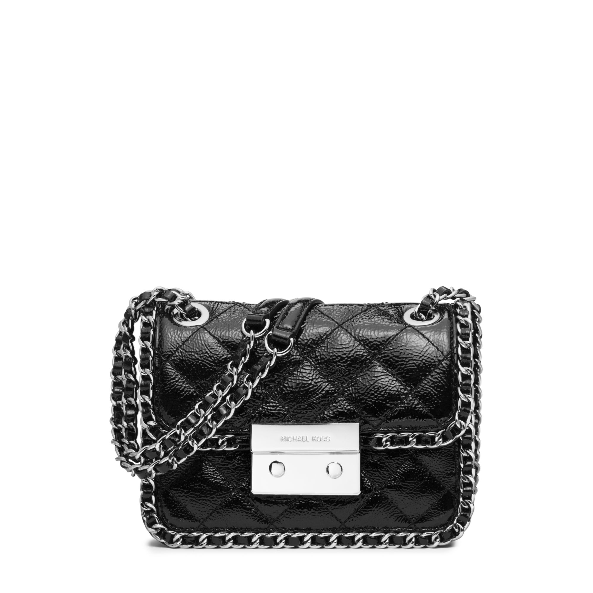 Michael Kors Medium Camera Bag Black Quilted
