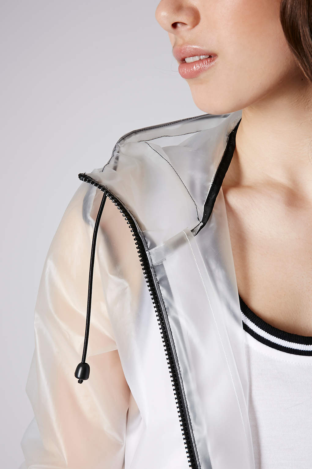 Misty Plastic Bomber Jacket Lyst