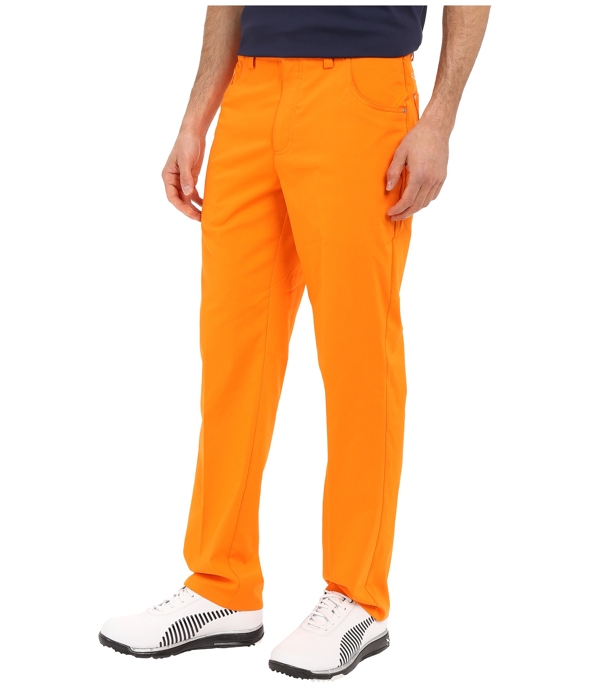 puma golf vibrant orange 6 pocket pants orange product 3 035819145 normal