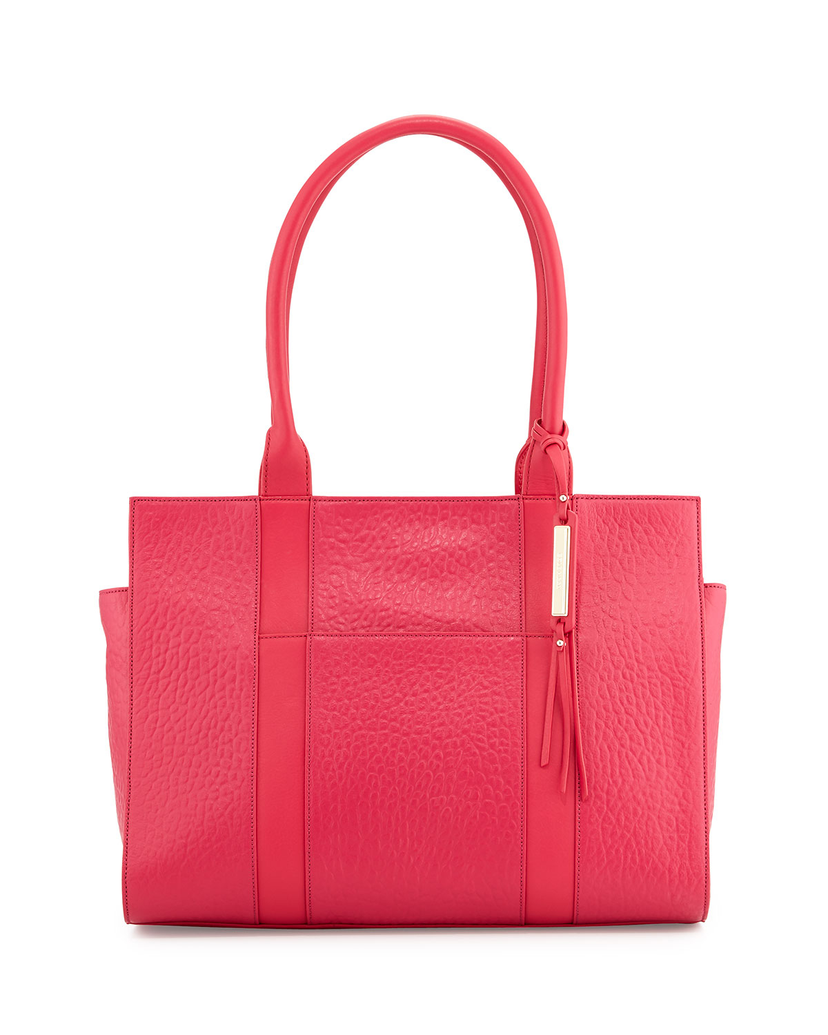 Cole haan Emily Large Leather Tote Bag in Pink | Lyst