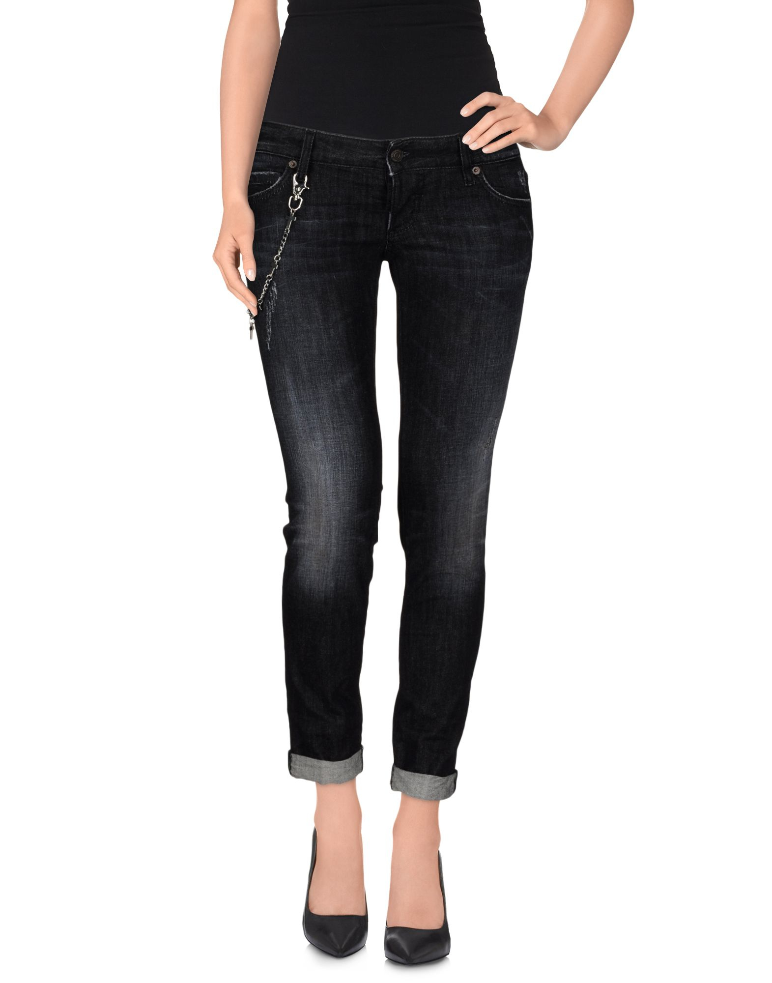 Lyst - Dsquared² Denim Capris in Gray