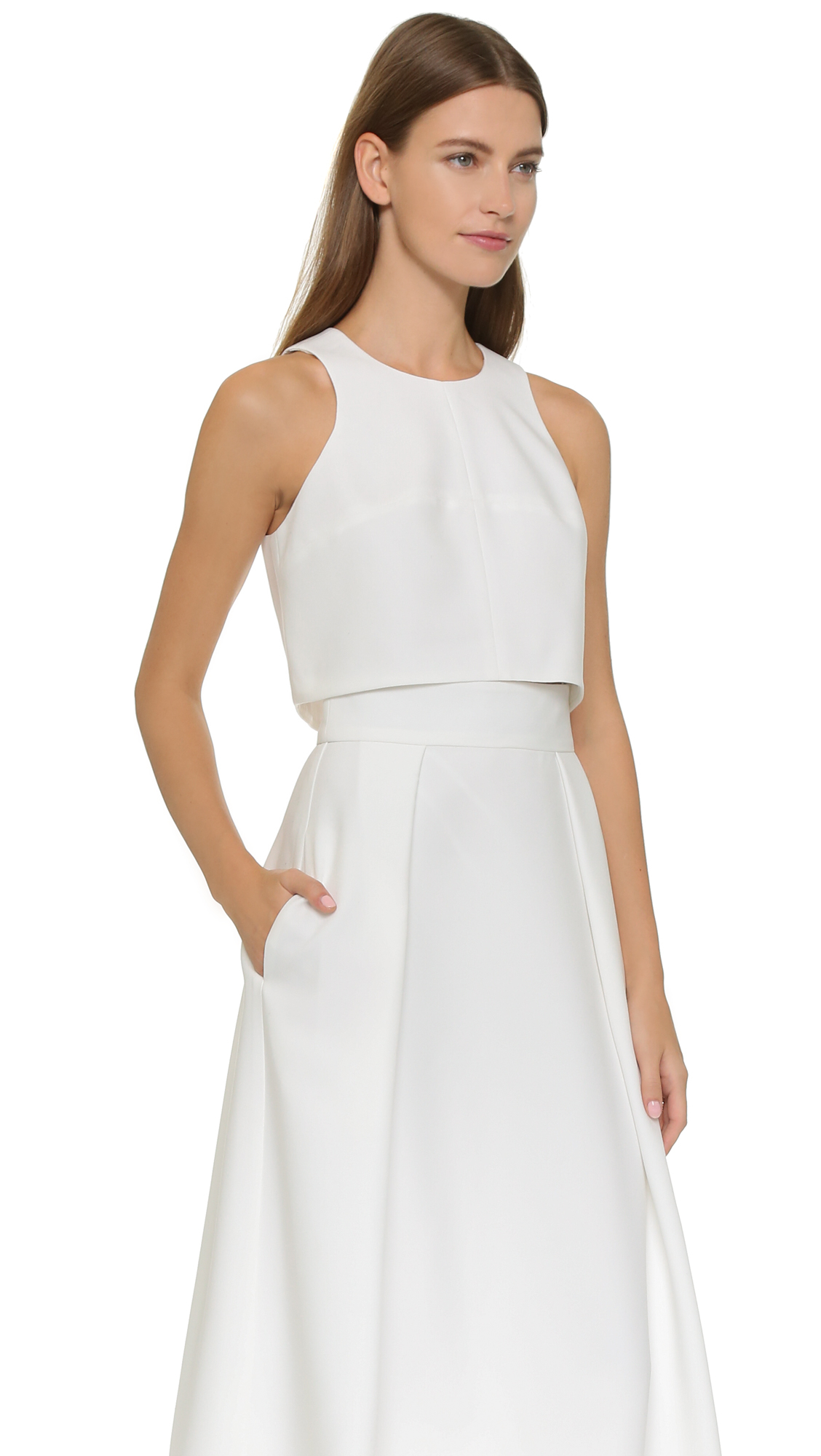 black halo sanibel 2 piece mini dress