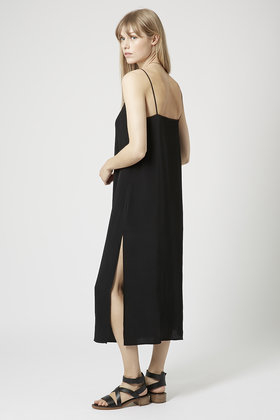 topshop square neck slip dress