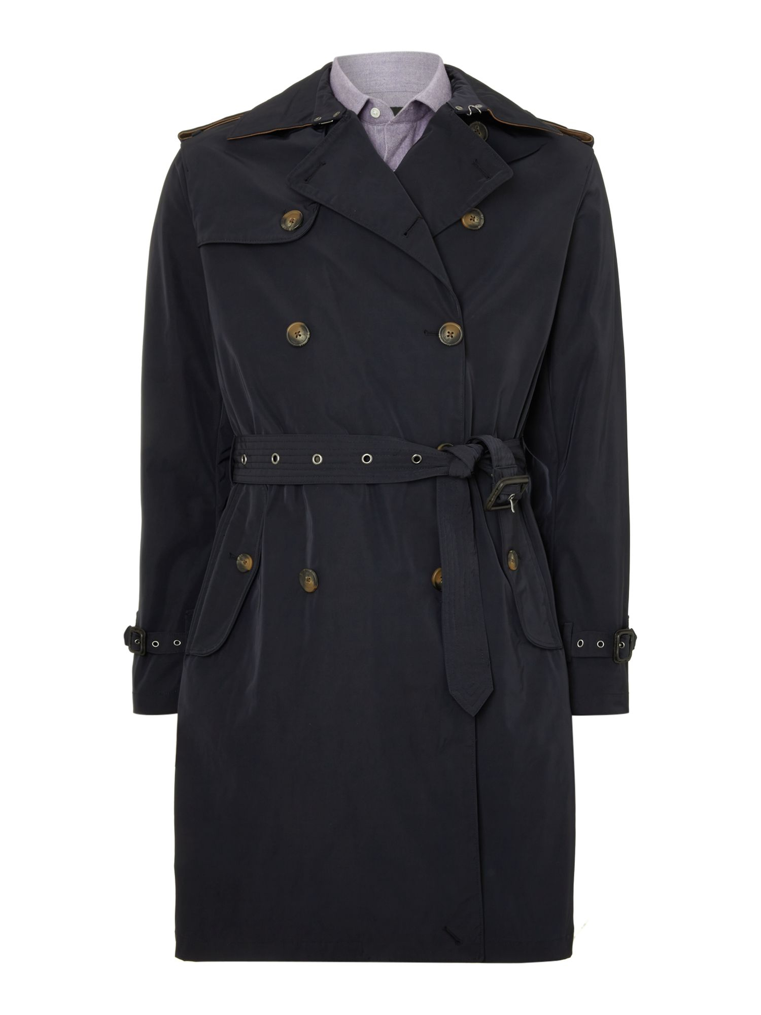 Chester barrie Falkirk Trenchcoat in Blue for Men (Navy) Save 79 Lyst