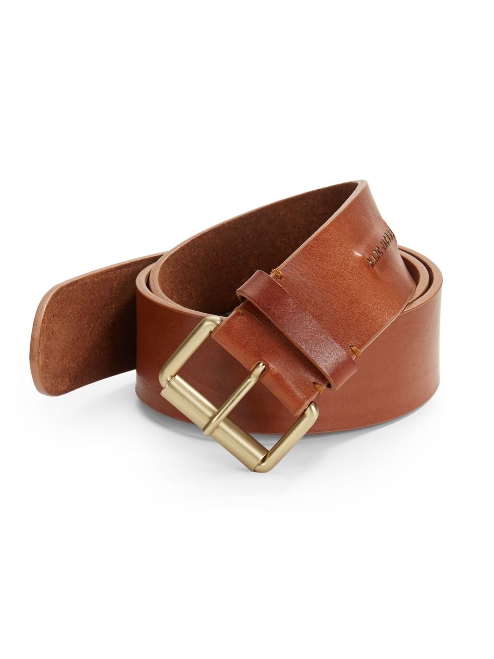 Lyst - Marc Jacobs Monogram Leather Belt in Brown for Men