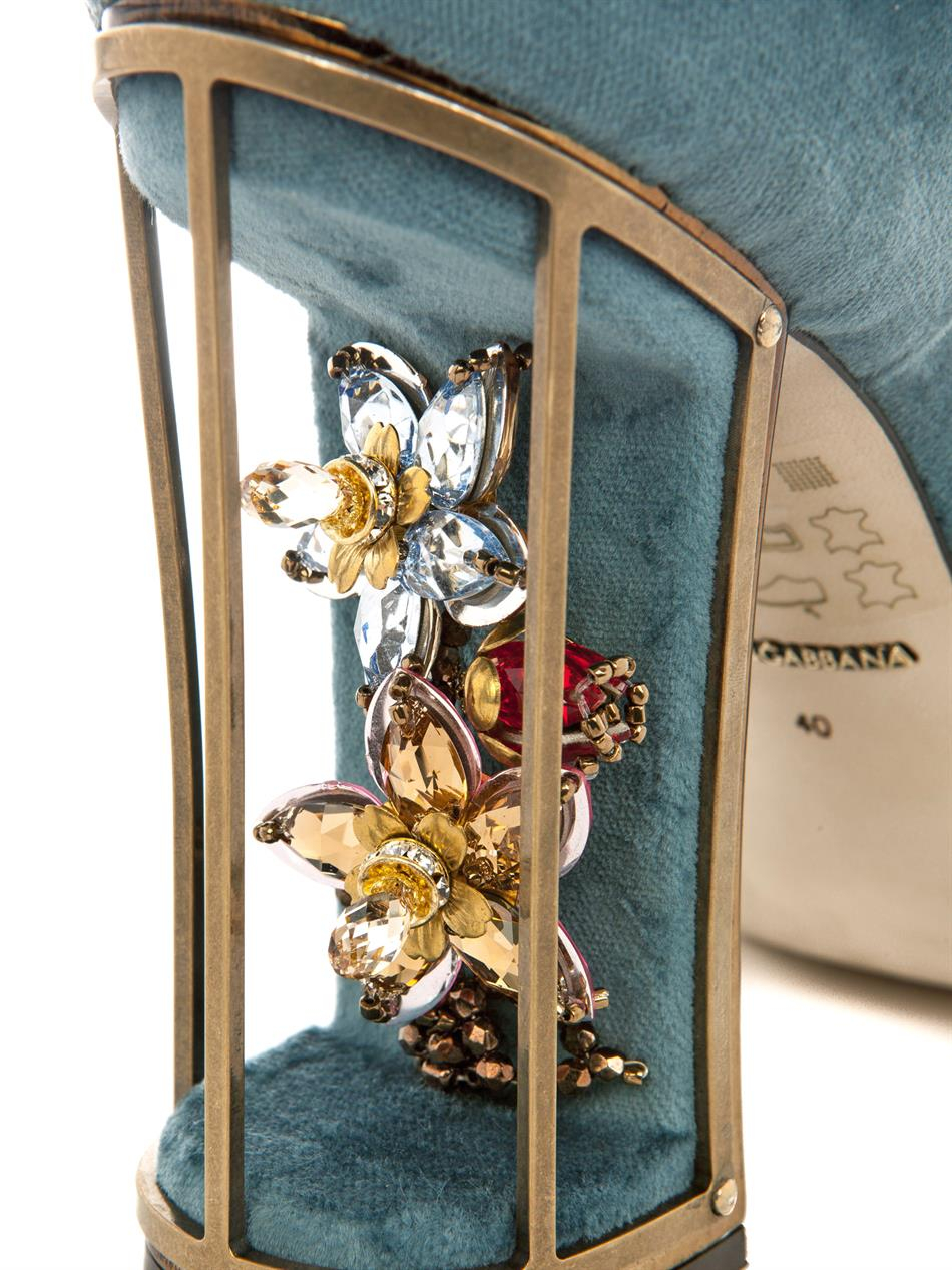 dolce gabbana cage heels