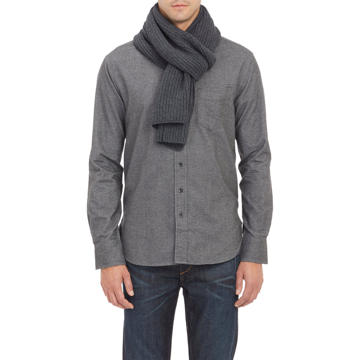 Rag & bone Jameson Scarf in Gray for Men | Lyst