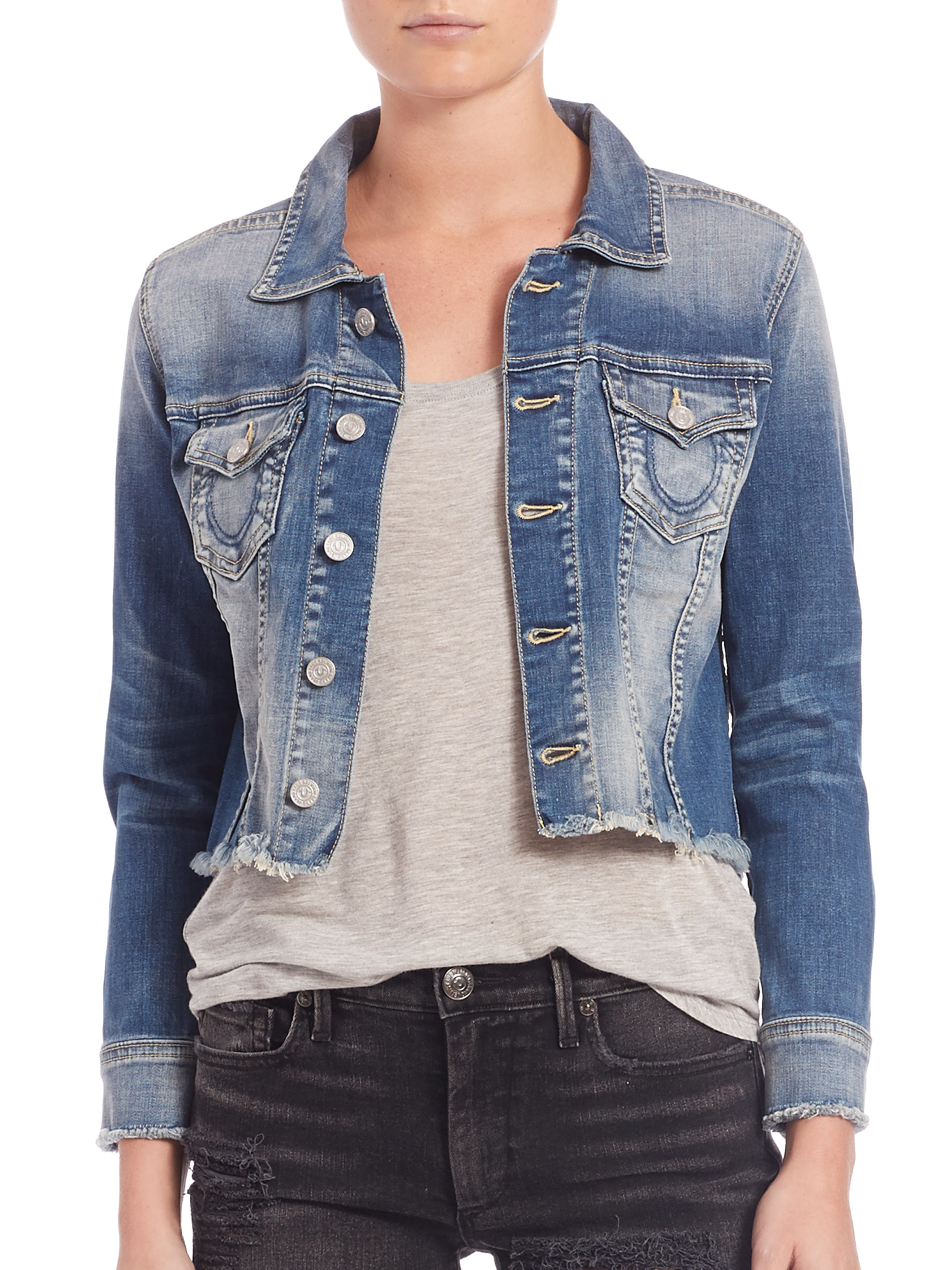 navy blue true religion jacket