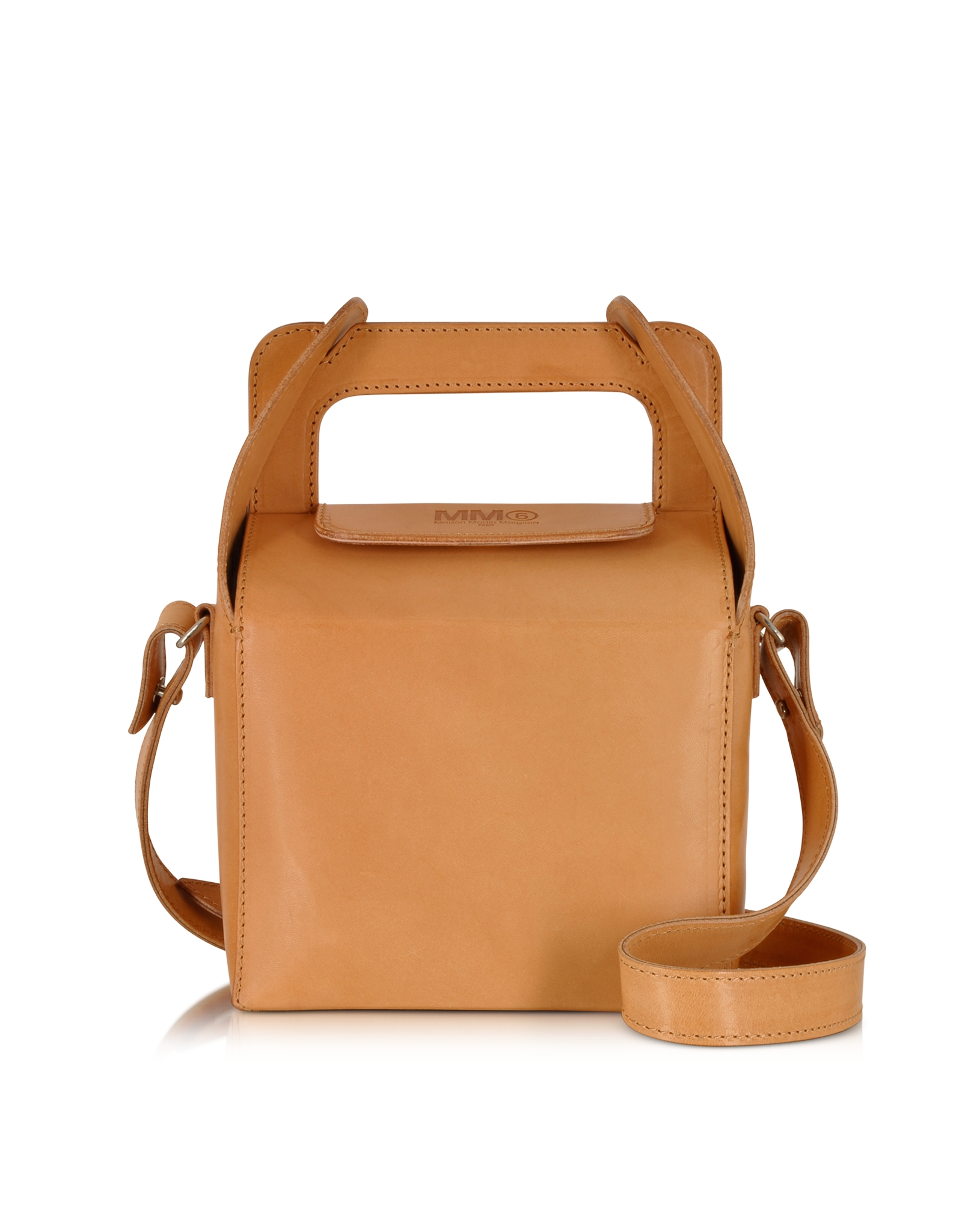 Lyst Mm6 By Maison Martin Margiela Natural Leather Lunch Box Bag Gallery