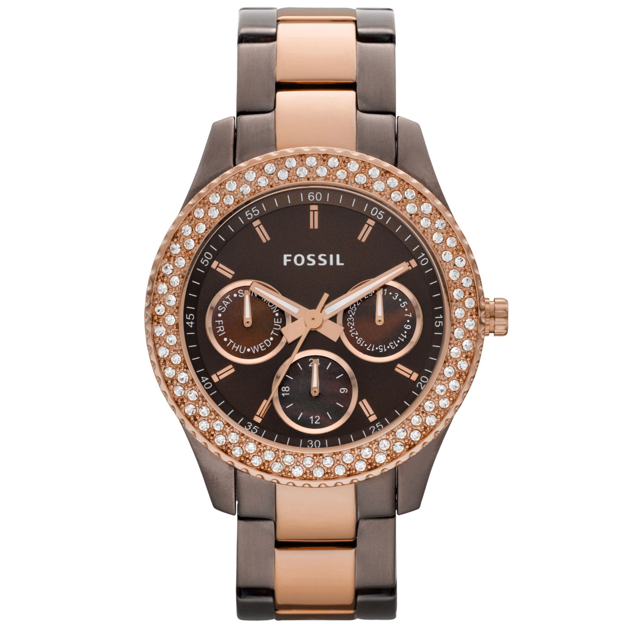 fossil chocolate watch