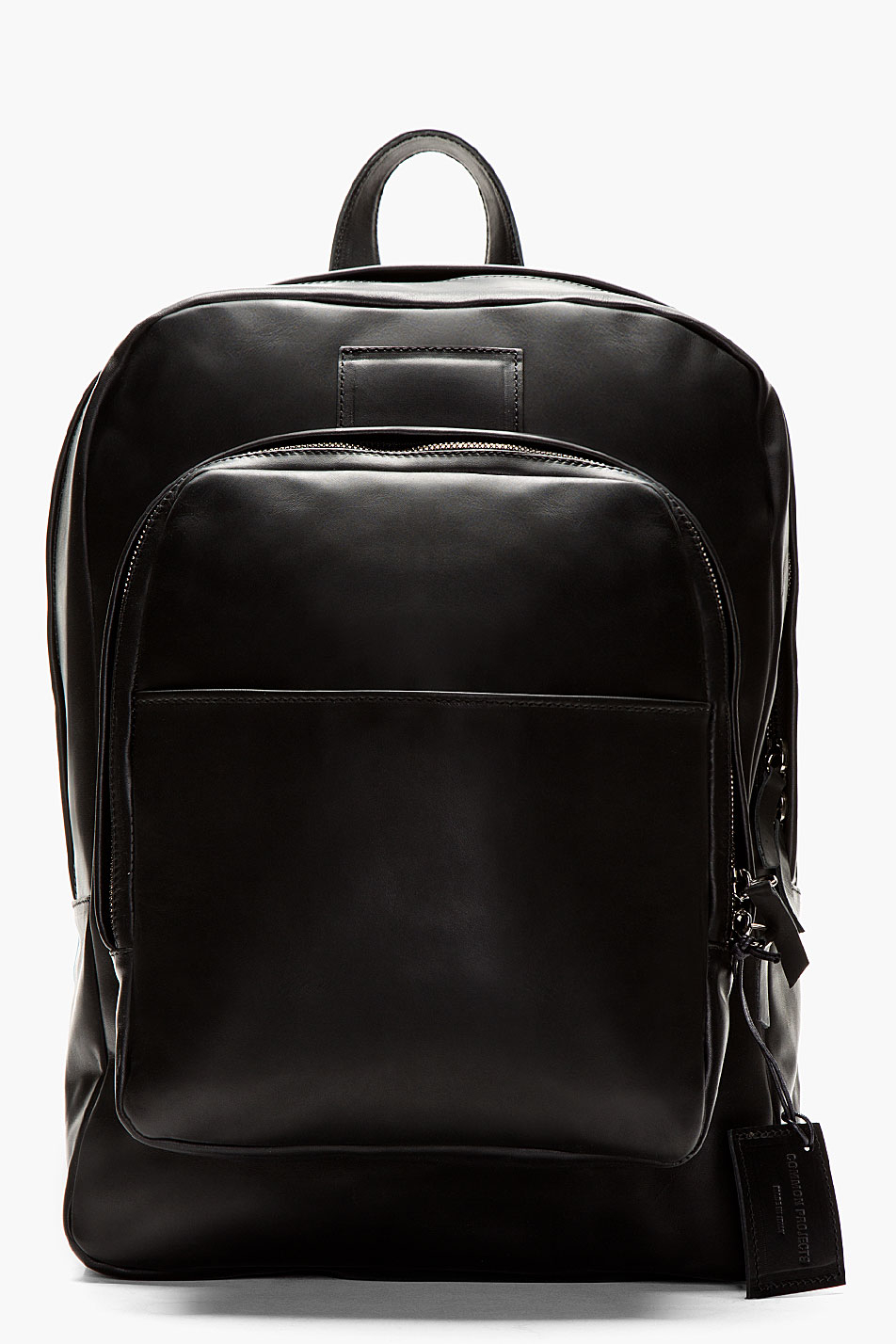 Common Projects Black Leather Backpack in Black for Men | Lyst