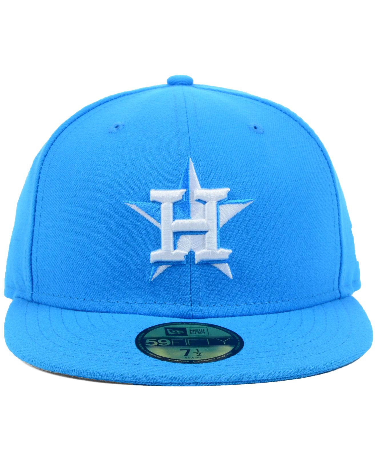 KTZ Houston Astros Mlb Cdub 59fifty Cap in Blue/White (Blue) for Men