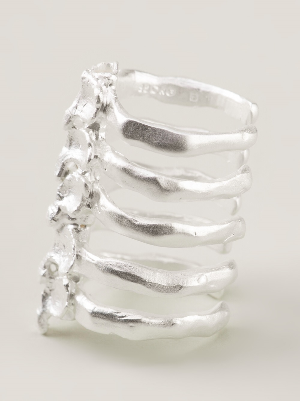 Bjorg Spine Ring in Metallic - Lyst