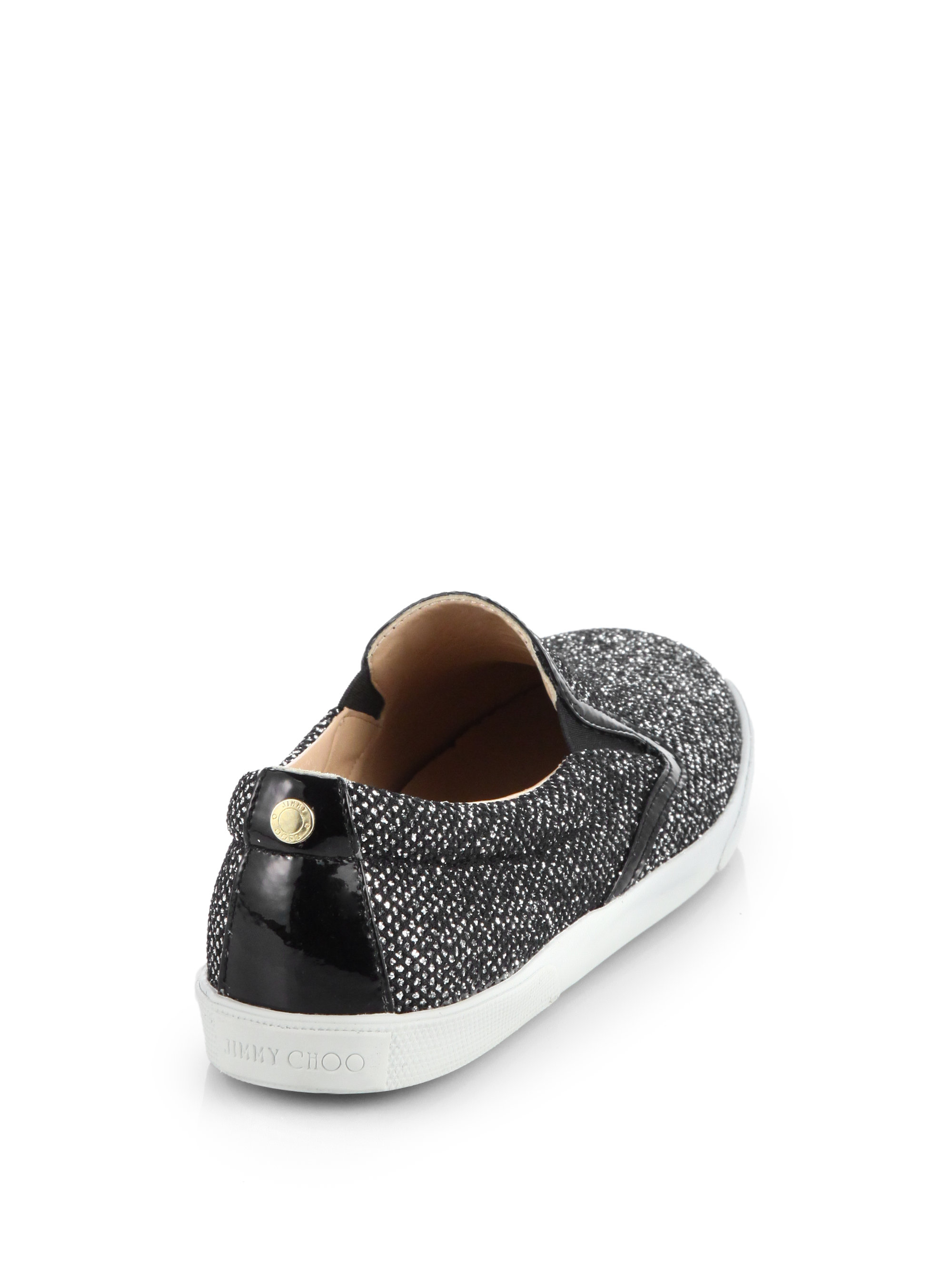 jimmy choo slip on sneakers