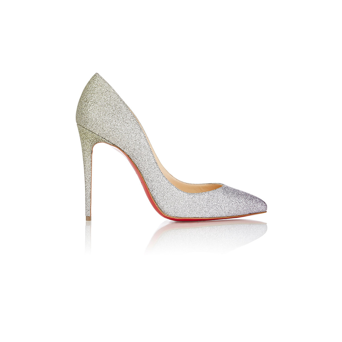Christian louboutin Pigalle Follies Degrad Glitter Pumps in ...